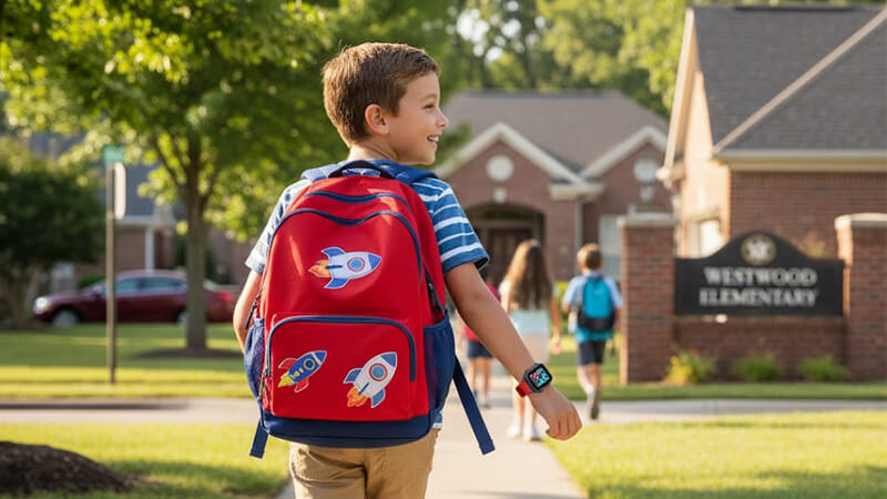 How Kids’ Smartwatches Keep Children Safe on the Way to School