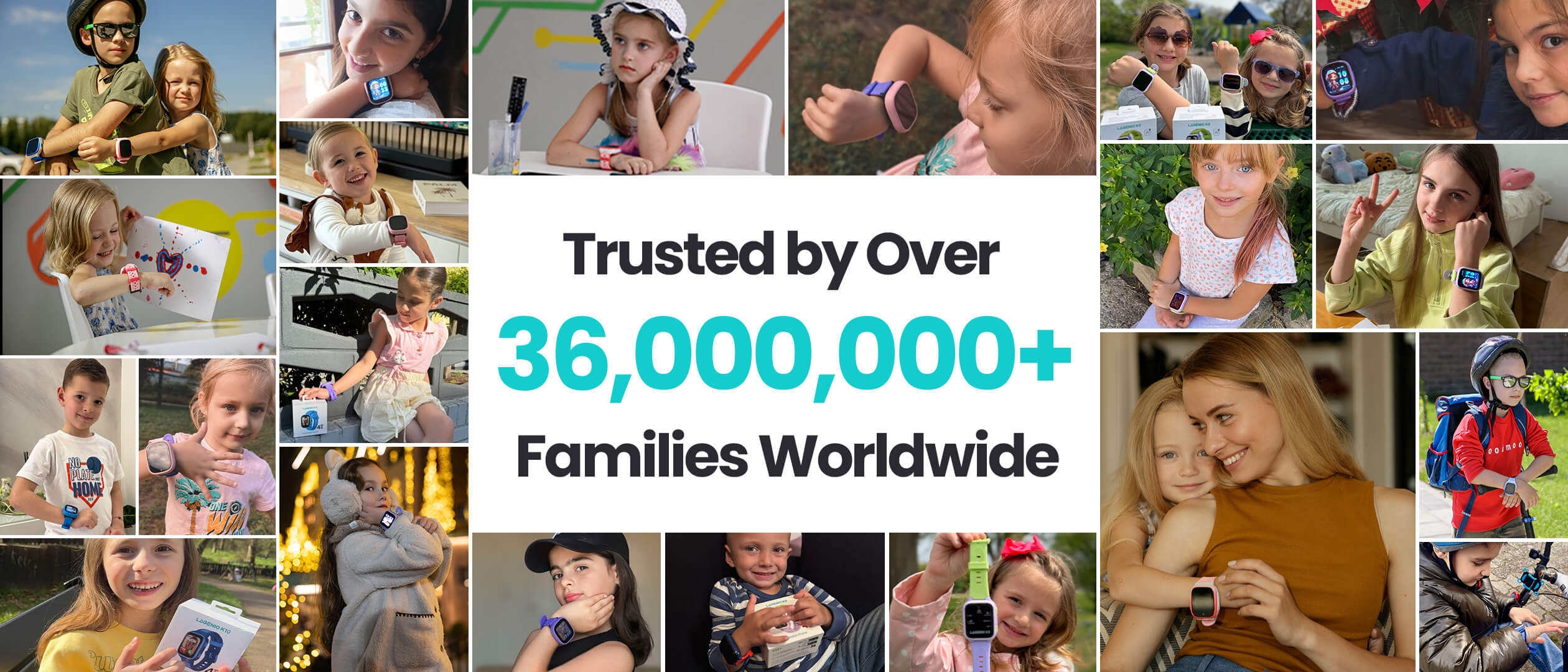 LAGENIO Trusted by Over 36,000,000+ Families Worldwide