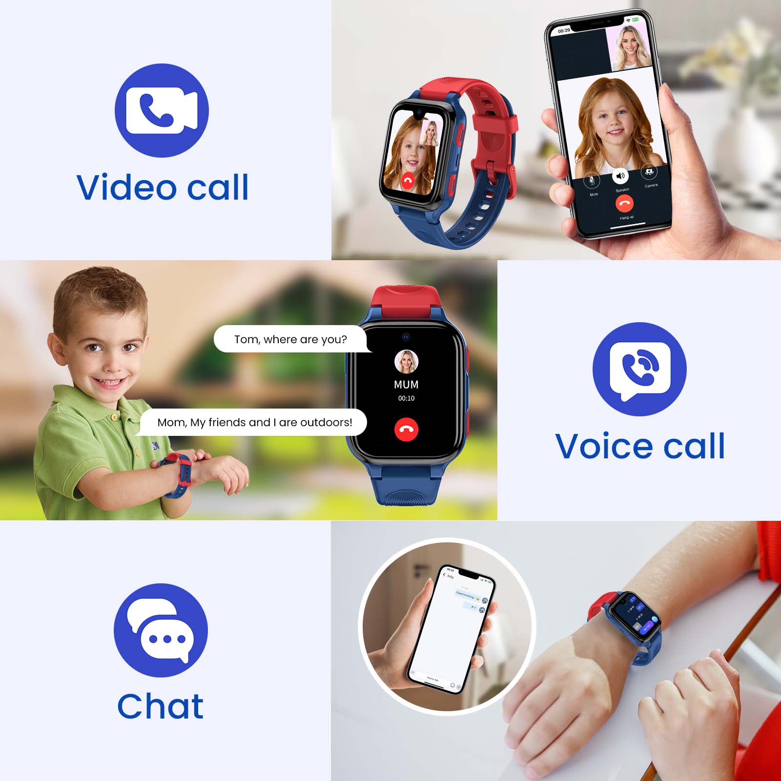 Kids Smart Watch with video call voice cal