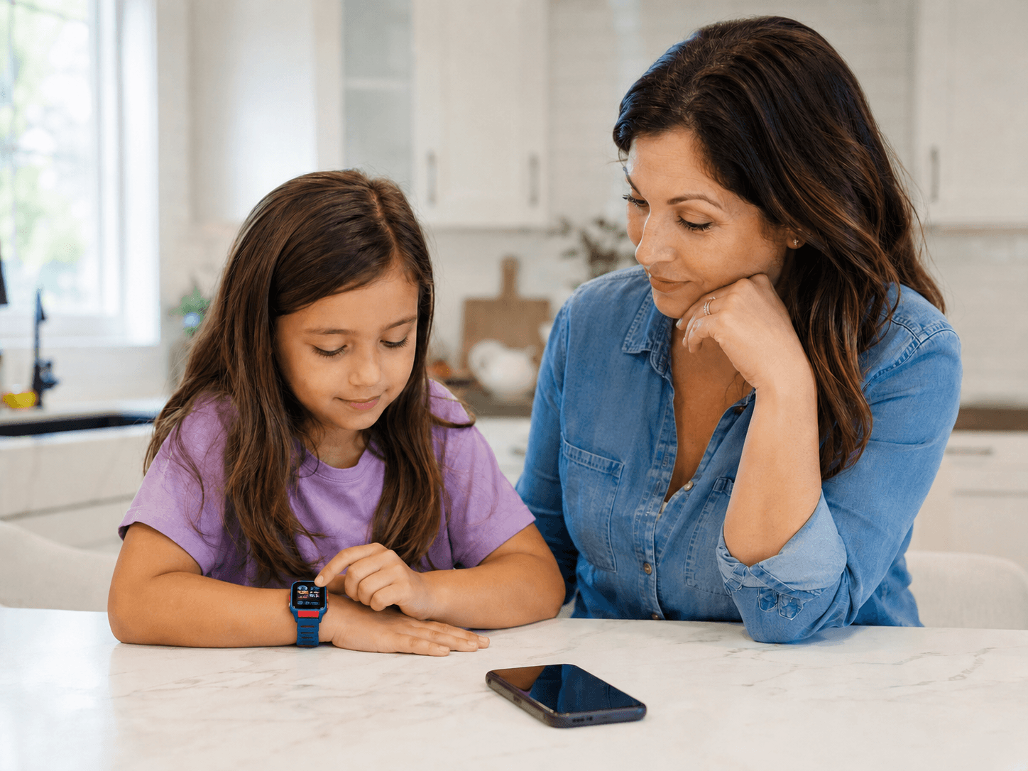 Lagenio kids smartwatch helps parents compare smart watch vs phone for kids at home
