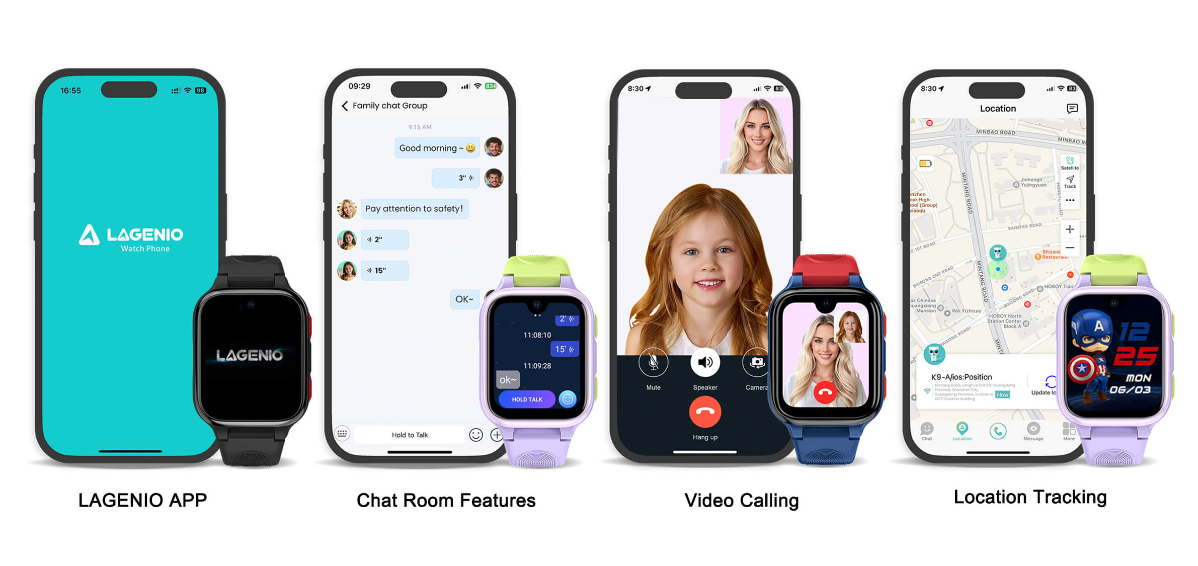 LAGENIO Pioneer In Kids Smartwatch LAGENIO Watch Lagenio pioneer in kids smartwatch lagenio watch