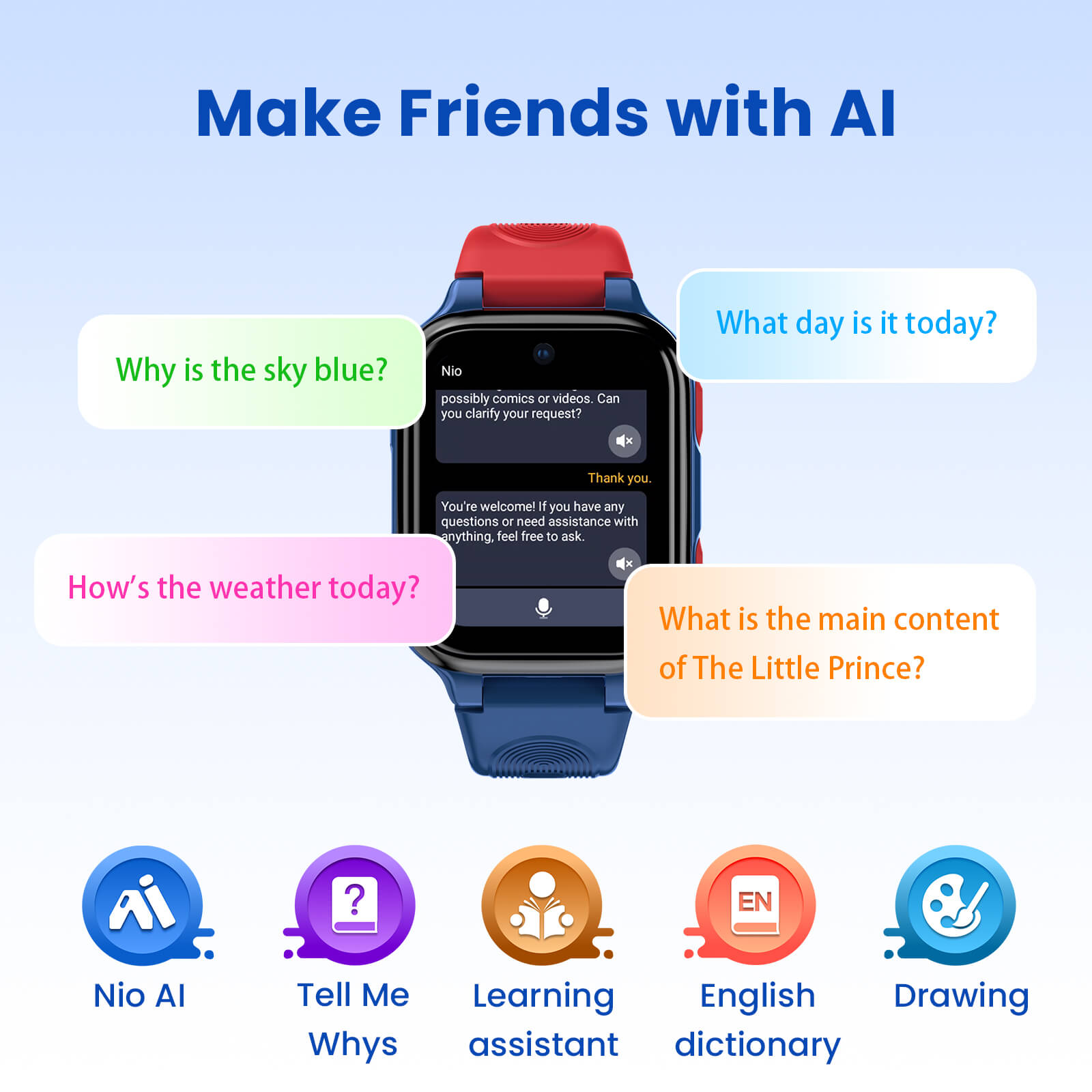LAGENIO K9 4G AI Kids Smart Watch