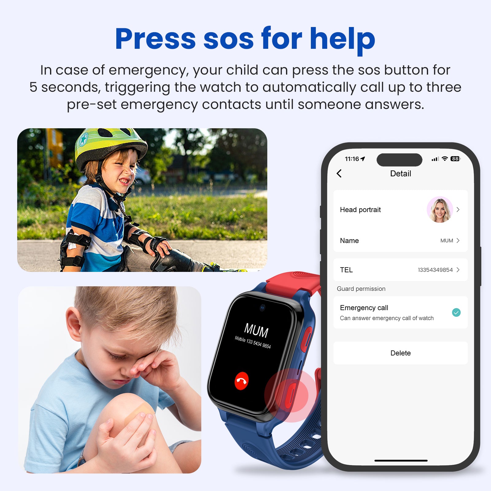LAGENIO K9 4G AI Kids Watch Phone